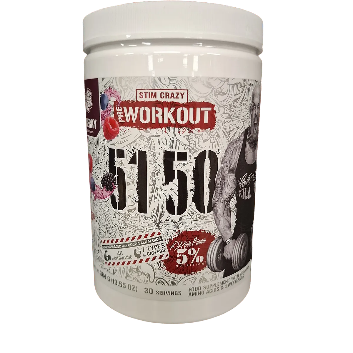 51 50 Stim Crazy Pre-Workout (375 gr.) - 5% Nutrition
